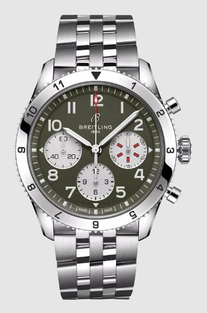 Review Breitling Classic AVI Chronograph Curtiss Warhawk Replica Watch A233802A1L1A1